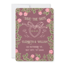 Roses romantiques Cottagecore - Vintage Coeur Lock