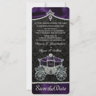 Save The Date Royal Fairytale Enregistrer la date