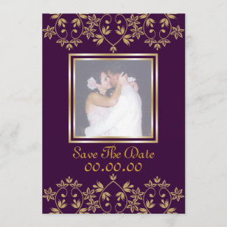 Save The Date Royal Luxurious Enregistrer La Date Photo Invitati