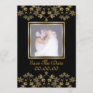 Save The Date Royal Luxurious Enregistrer La Date Photo Invitati