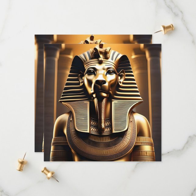 Save The Date **"Royal Roar : le lion du Pharaon d'or"** (Devant/Arrière en situation)