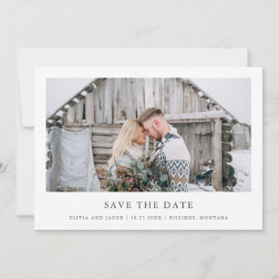 Save The Date Rustique chic   Photo unique