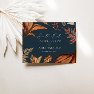 Save The Date Rustique Terracotta Floral Boho Mariage