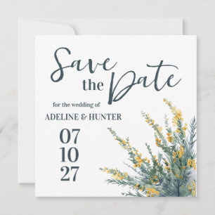 Save The Date Sage et Fleur Sauvage, Sauvegarder la Date