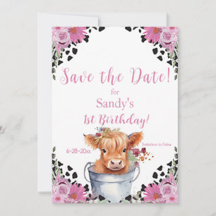 Save The Date Saint Vache premier anniversaire Sauvez la date