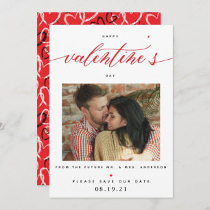Save The Date Saint-Valentin : Mariage photo et mariage sauvent