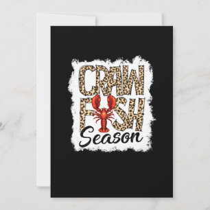 Save The Date Saison de l'écrevisse blanchie Ébullition de l'écr