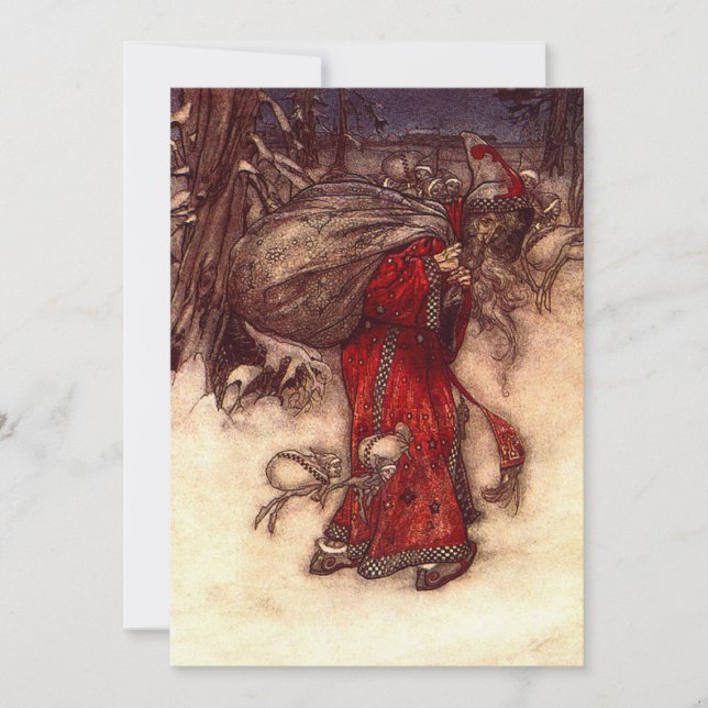 Save The Date Santa Claus Arthur Rackham (Devant)