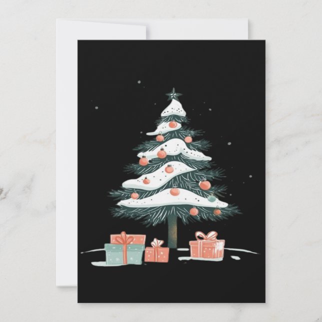 Save The Date sapin de Noël  (Devant)
