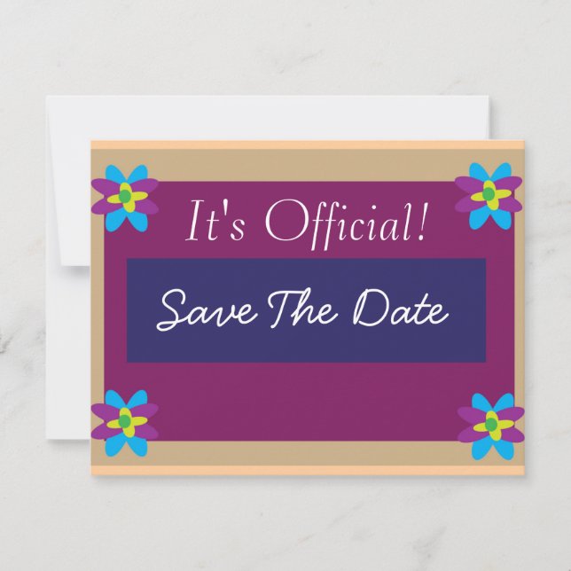 Save The Date Sauvegarder la date (Devant)