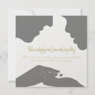 Save The Date Sauvegarder la date Claddagh Gold