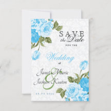 Sauvegarder la date Fleurs de mariage Pretty Baby