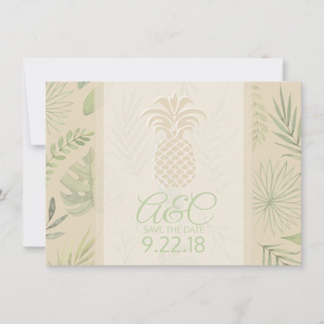 Save The Date Sauver la Date  Ananas (Devant)
