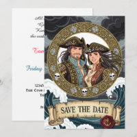 Sauver la Date Mariage de Pirate Époustouflant