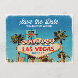 Save The Date Sauvez la date pour un Mariage fabuleux à Las Vega