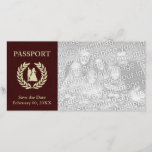 Save The Date sauvez le passeport de mariage de date<br><div class="desc"></div>