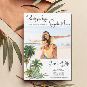 Save The Date Sayulita, Mexico Mariage photo de destination