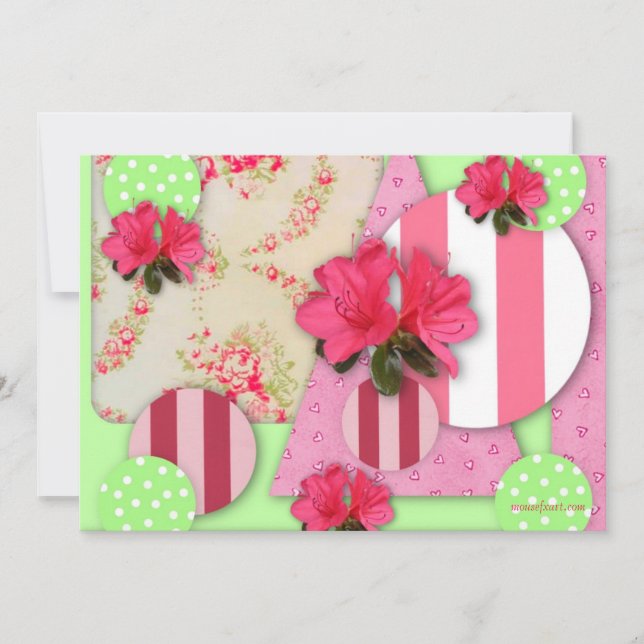 Save The Date Scrapbook Azalea Enregistrer La Date (Devant)