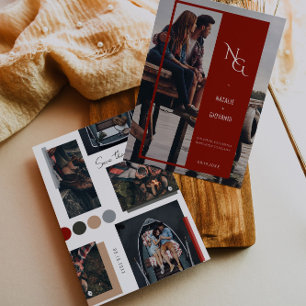 Save The Date Scrapbook neutre minimaliste 4 photo