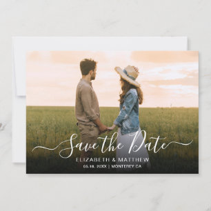 Save The Date Script de typographie simple et élégant Un Mariage