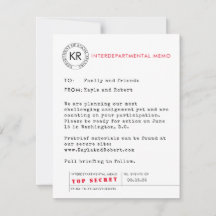 Secret Agent Spy Enregistrer la date