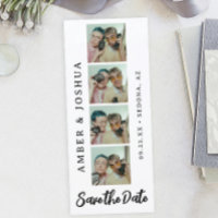 Signet Photo Booth Moderne Enregistrer La Date