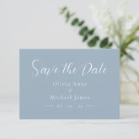 Simple mariage bleu et blanc Script Enregistrer la