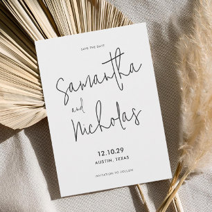 Save The Date Simple minimaliste moderne