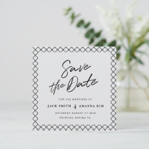 Save The Date Simple Modern minimaliste Script Wedding enregistr