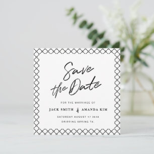 Save The Date Simple Modern minimaliste Script Wedding enregistr