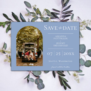 Save The Date Simple Photo d'arche Faire part de date poussiér