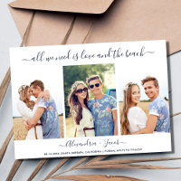 Simple Trois Photo Love et le Mariage de la plage