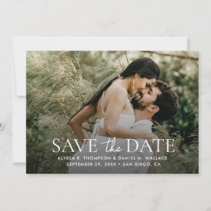 Save The Date Site Web de Mariage Code QR Photo Moderne 1
