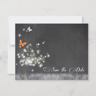 Save The Date Soirée Dandelions Mariage Enregistrer la date