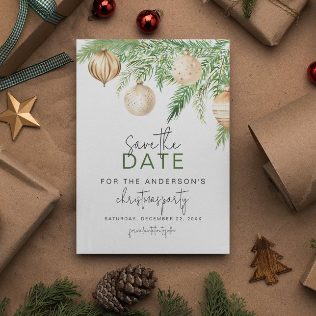 Save The Date Soirée de Noël Jingle & Mingle (Créateur téléchargé)