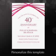 Soirée du 40e anniversaire d'Elegant Modern Arch R
