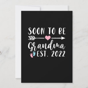 Save The Date Soon To Be Grandma 2022