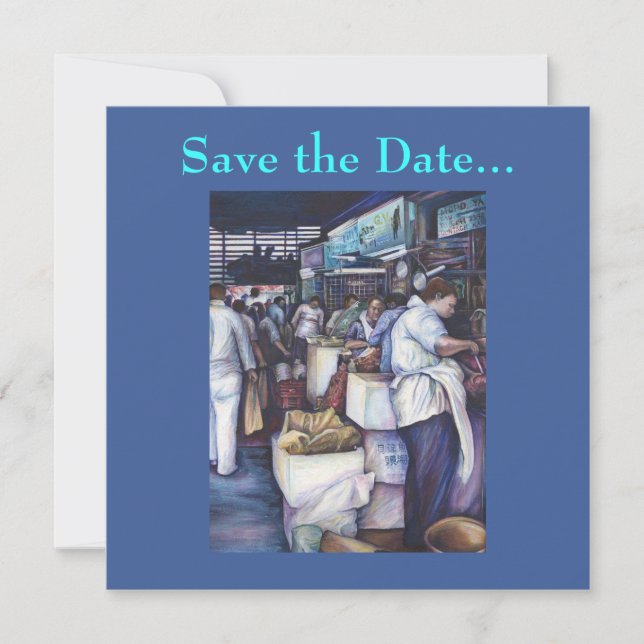 Save The Date Soupe à la tête de poisson, Singapour (Devant)