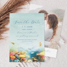 Sous le Mariage de l'aquarium Sea Coral Reef