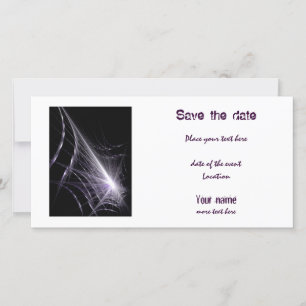 Save The Date Spider Web