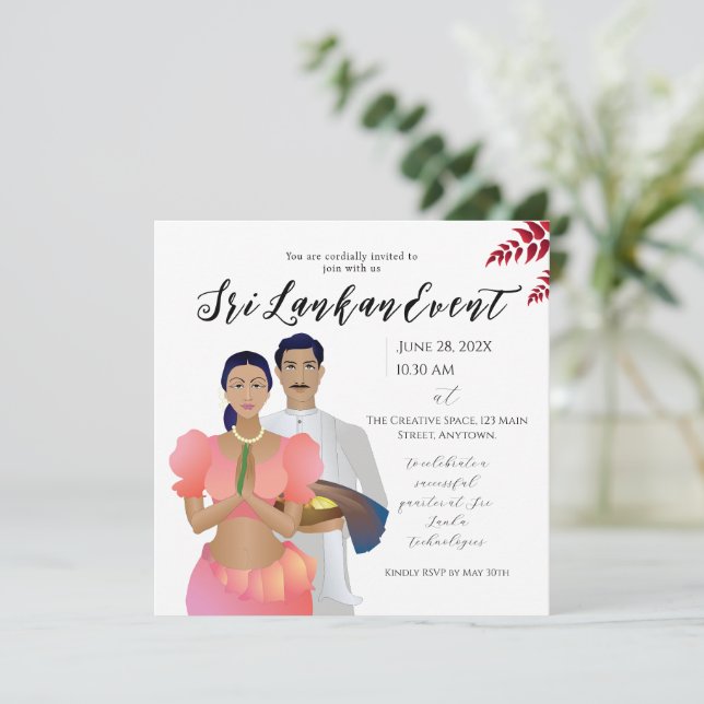Save The Date Sri Lanka (Debout devant)