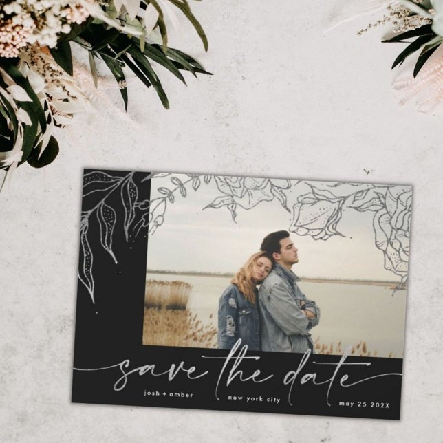 Save The Date Standard - Avec suivi | Moderne Gris pour toujours (Créateur téléchargé)