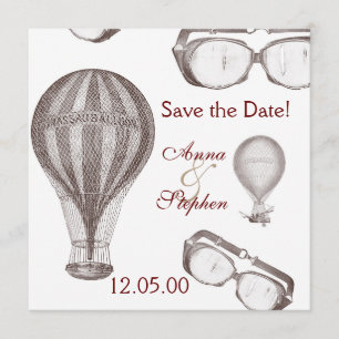 Save The Date steampunk victorian Enregistrer la date