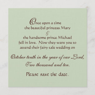 Save The Date Steampunk & Yellow Roses