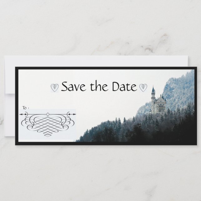Save The Date Style gothique  (Devant)