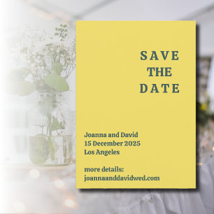 Save The Date Style Minimaliste   Mariage avec Police de Machine