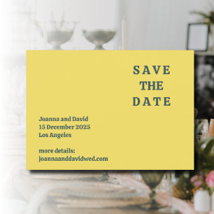 Save The Date Style Minimaliste   Mariage avec Police de Machine