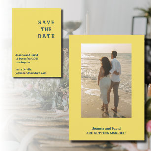 Save The Date Style Minimaliste   Photo de Police de Caractères 