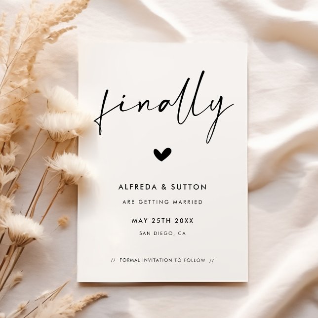 Save The Date Style moderne (Créateur téléchargé)