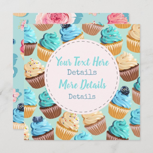 Save The Date Sucre Traitements Enregistrer La Date (Devant / Derrière)